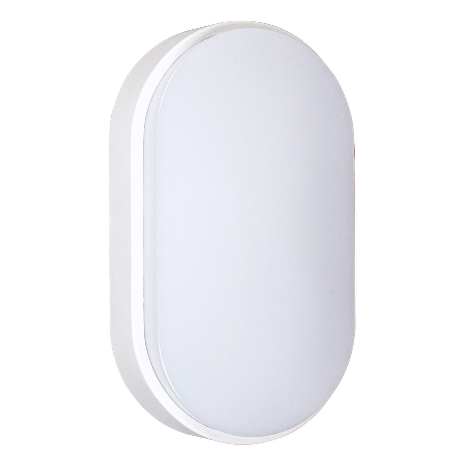 Plafonnier rond Mira blanc IP65 16W + détecteur de mouvement Ø265xH.45mm