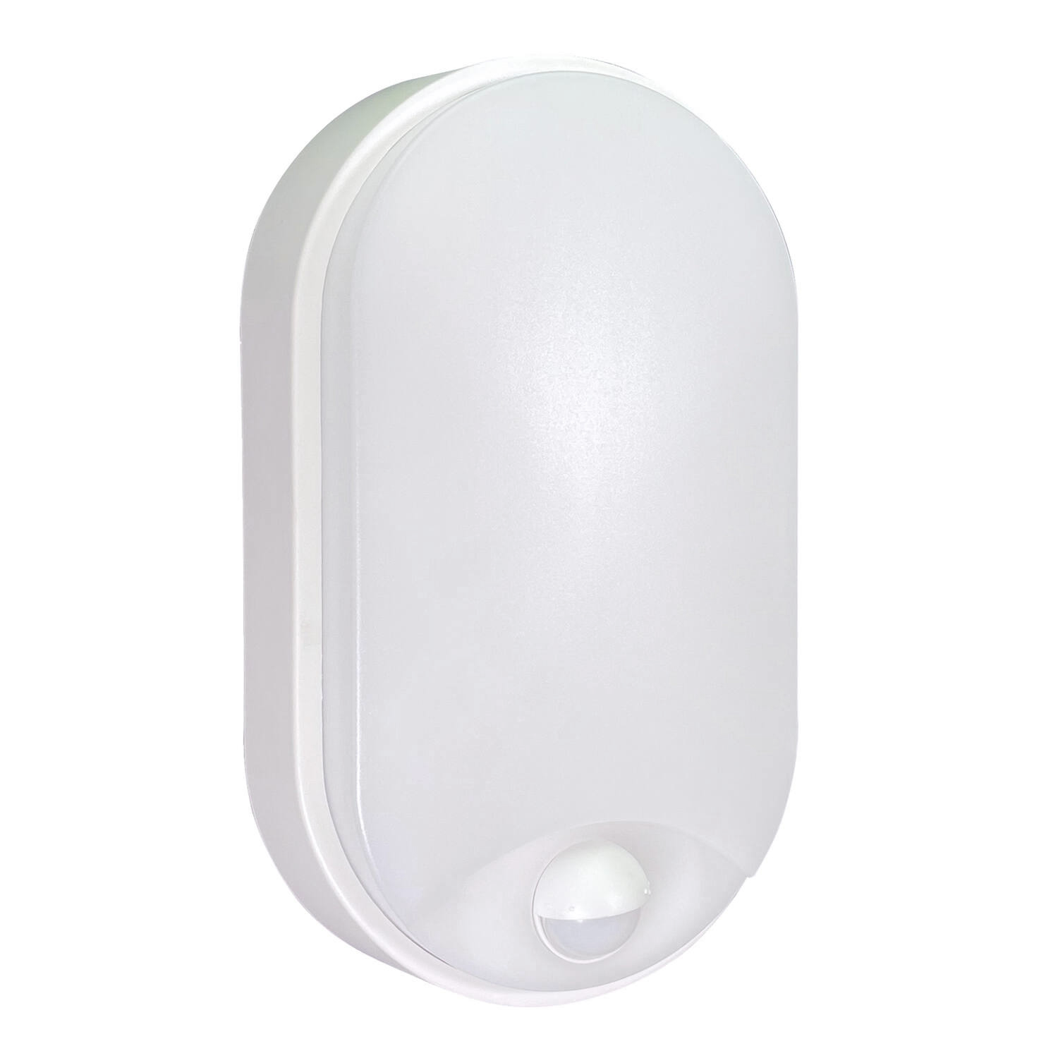 Hublot ovale Aludra blanc IP54 12W couleurs réglables L.120x210mm