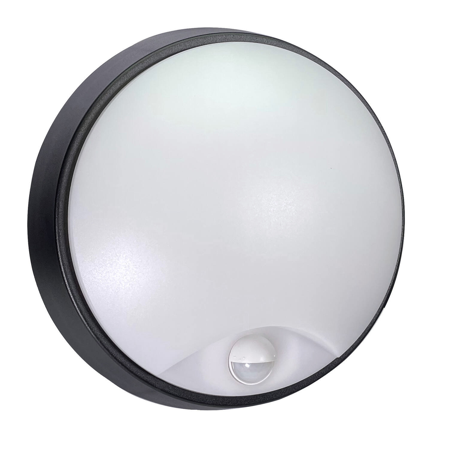 Hublot rond Vela noir IP54 12W couleurs réglables Ø71xH.214mm