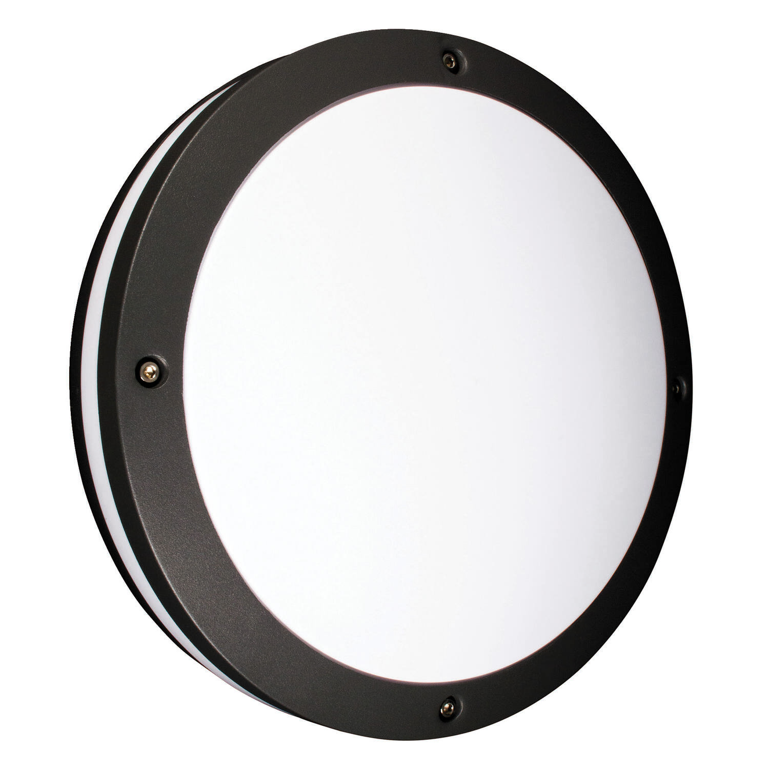 Hublot ovale Aludra blanc IP54 LED 12W + détecteur couleurs réglables L.120x210mm