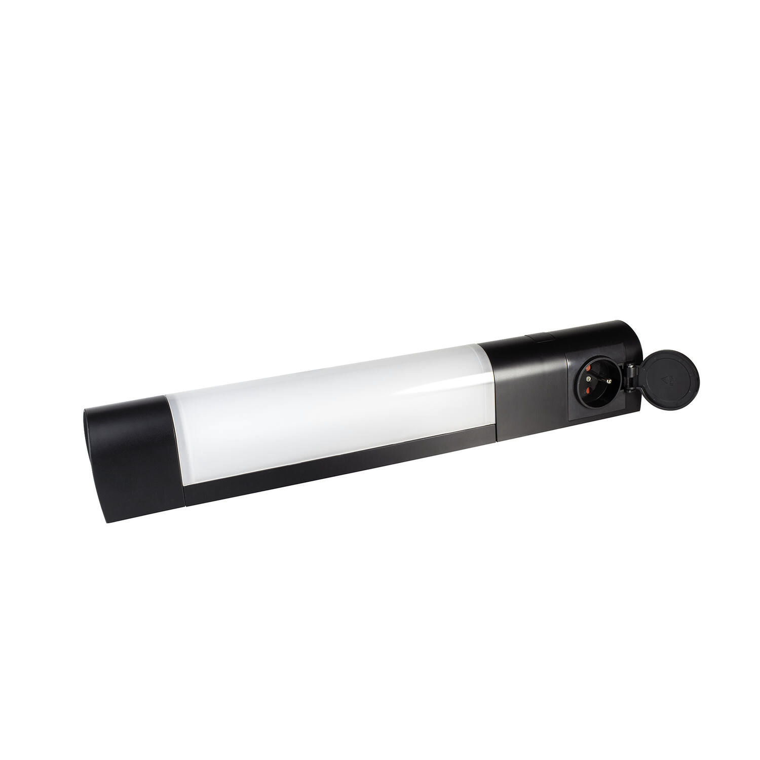 Applique LED Belna noir 7W 5000Lm S19 IP21 avec prise