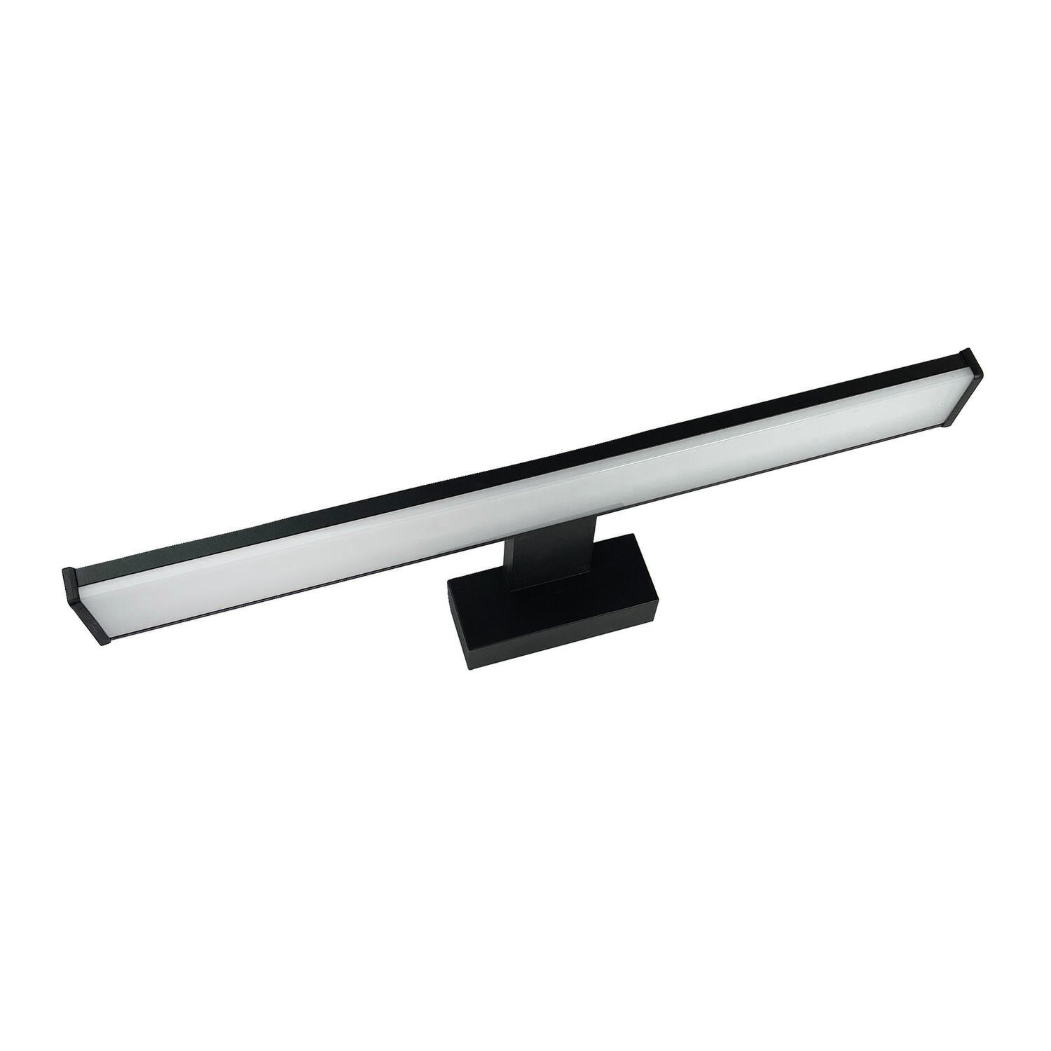 Applique LED de miroir noir 8W IP44