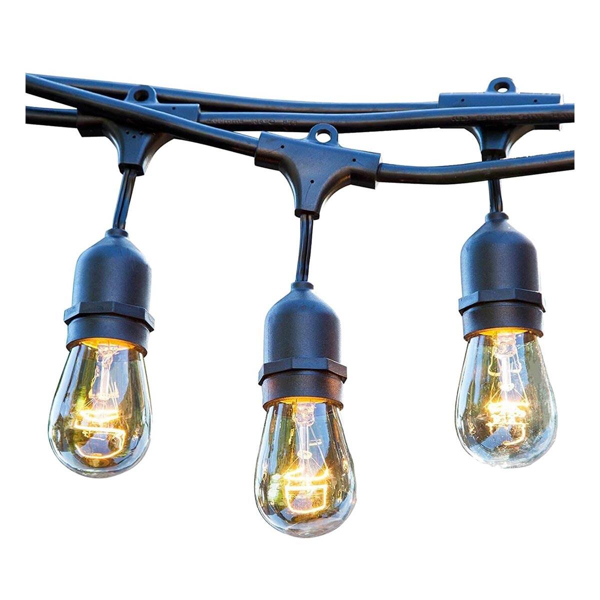 Guirlande d'extérieur lumineuse Mafy Light Connectable 10 LED E27 blanc chaud 6m