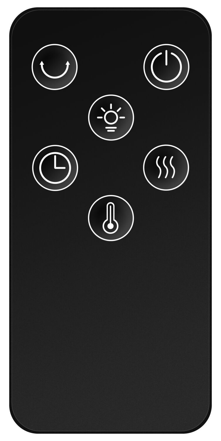 Radiateur colonne céramique 2000W noir - HEALLUX