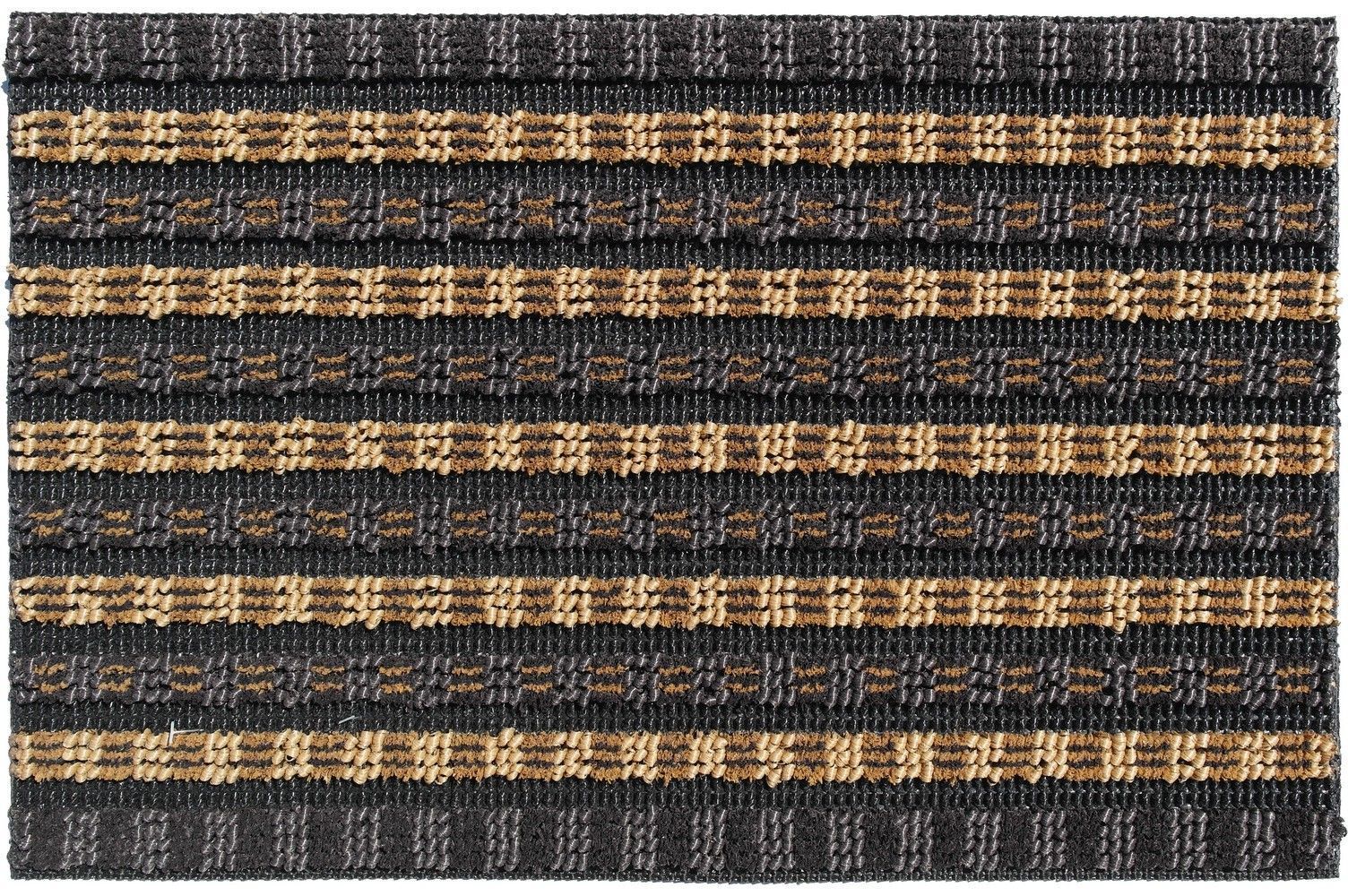 Tapis grattant solido bi-band marron beige 40x60cm