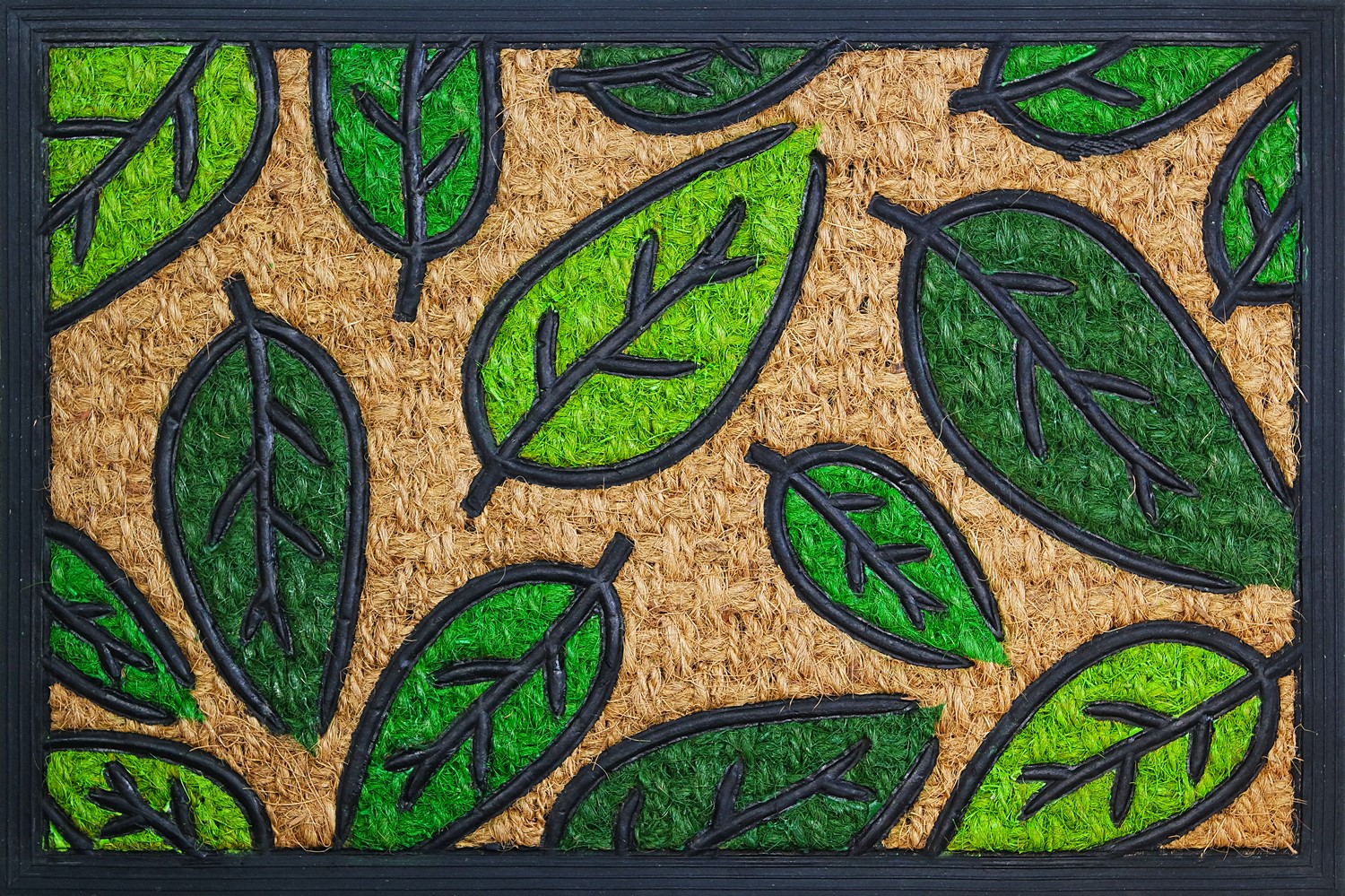 Tapis paillasson grattant CUBA Feuilles 40x60cm