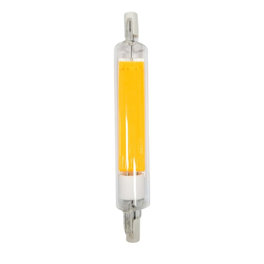 Ampoule cob crayon r7s clair 118mm 8W 2700k 900lm