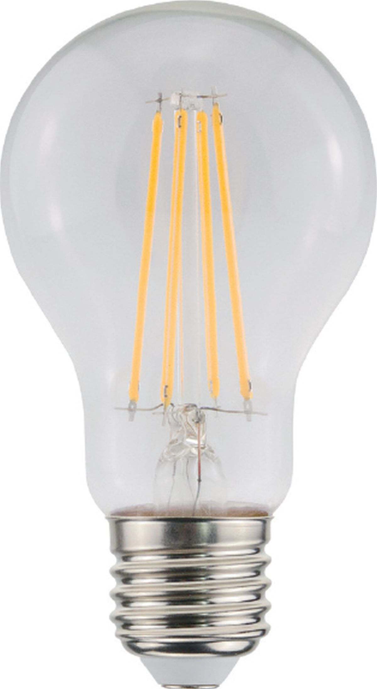 Ampoule a60 fil E27 clair 7W 2700k 806LM dim