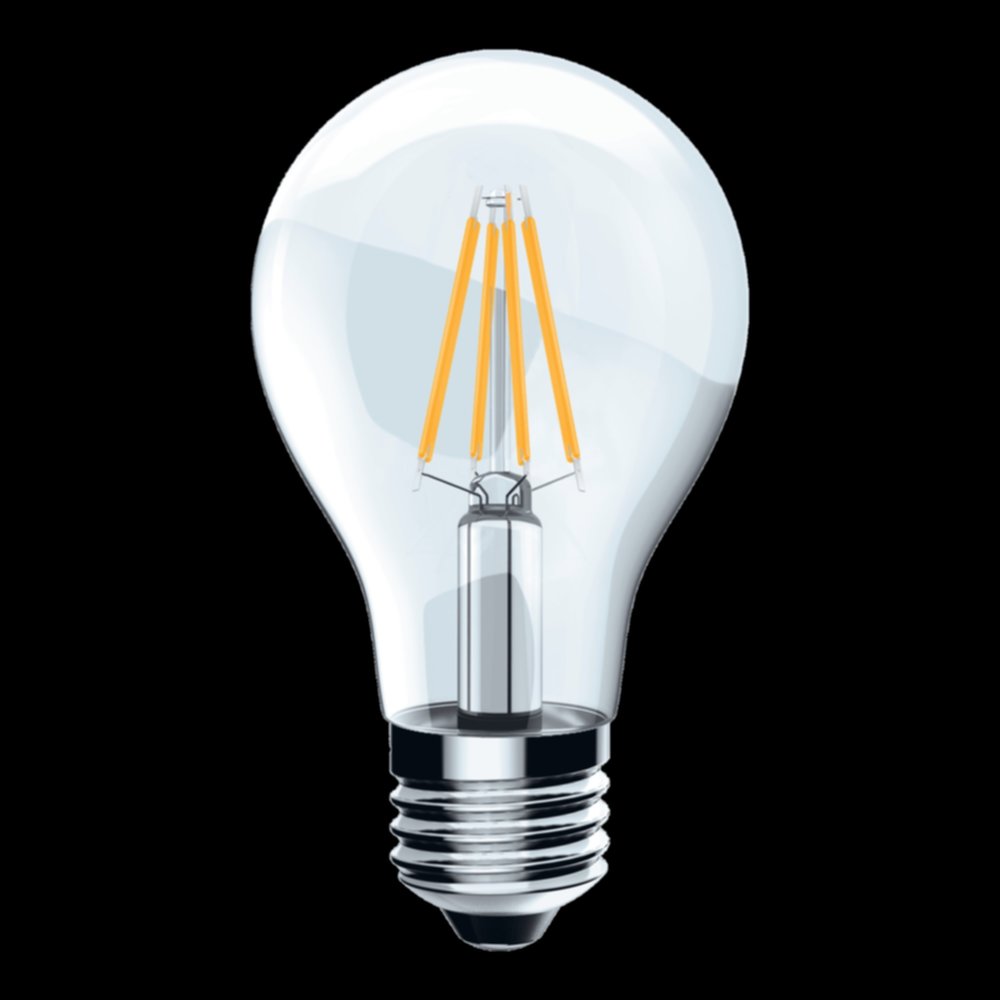 Ampoule Led filament standard claire a60 e27 7w 806lm