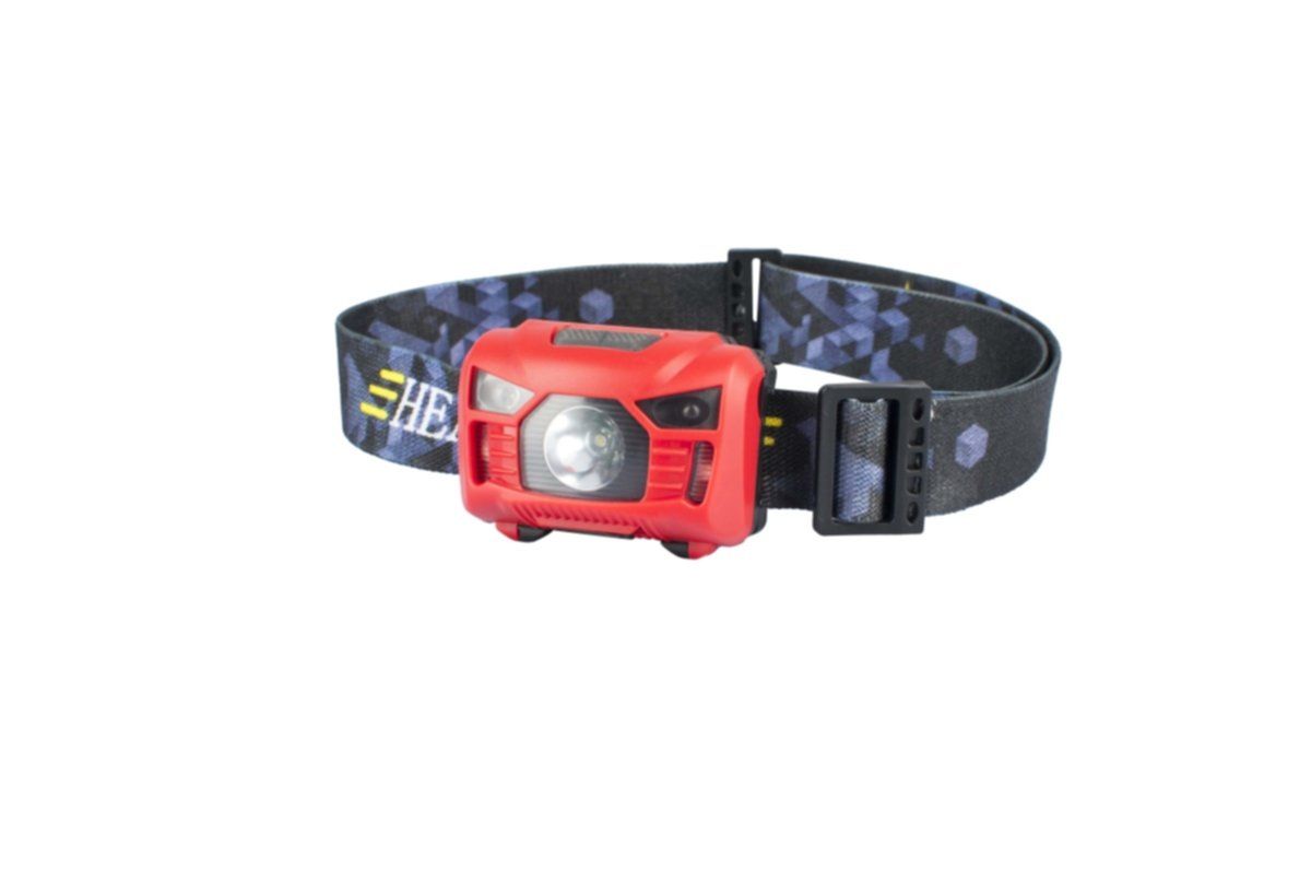 Frontale led rouge 3W 250LM 1200mah