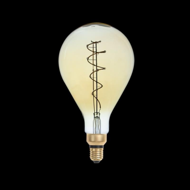 Ampoule ps160 fil curv ozone E27 ambrée 11W 2200k