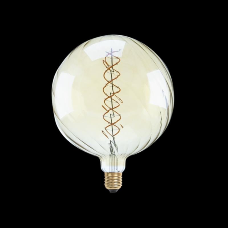 Ampoule g200 fil curv oasis E27 ambrée 7W 2200k 640lm