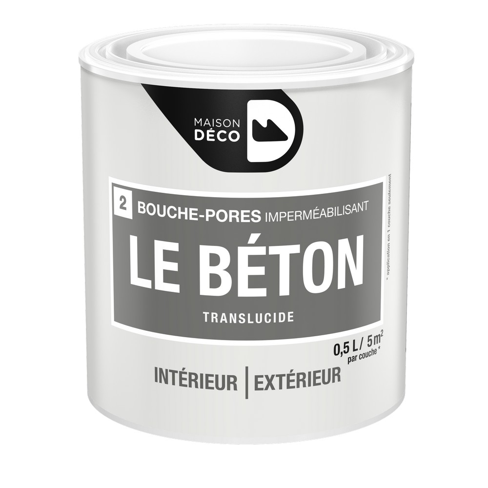 Bouche-pores Translucide -  Le Béton 500 ml - MAISON DECO
