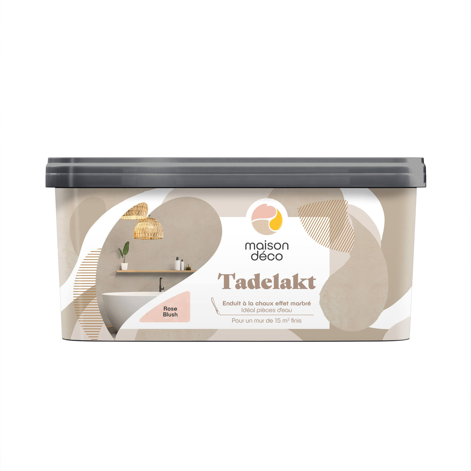 Enduit Tadelakt rose blush 5L - MAISON DECO