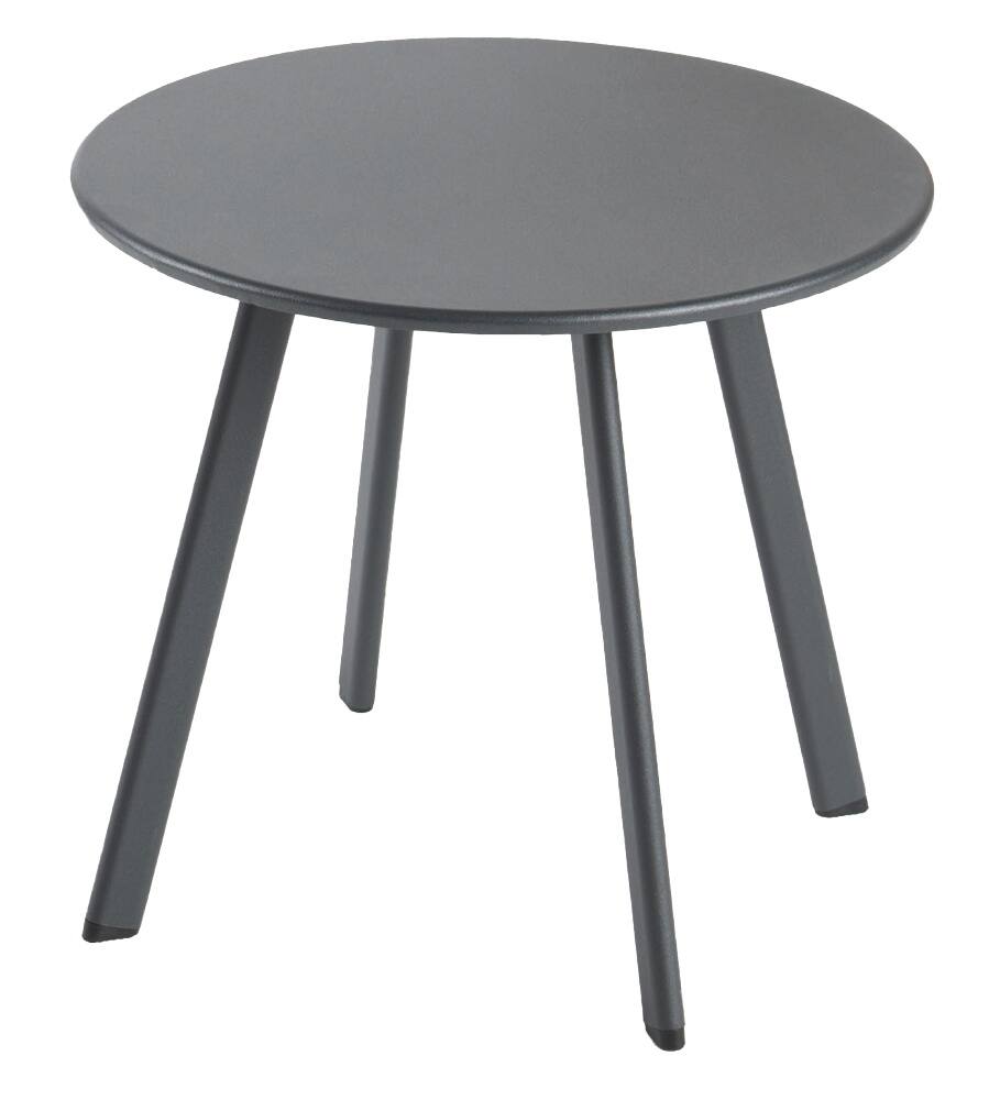 Table basse Massaï Ø40cm Graphite - PROLOISIRS
