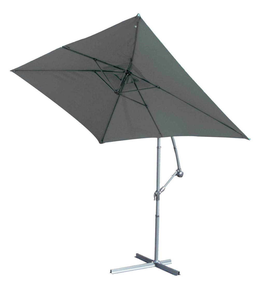 Parasol déporté SuperKing 3 x 2 m anthracite - OZALIDE