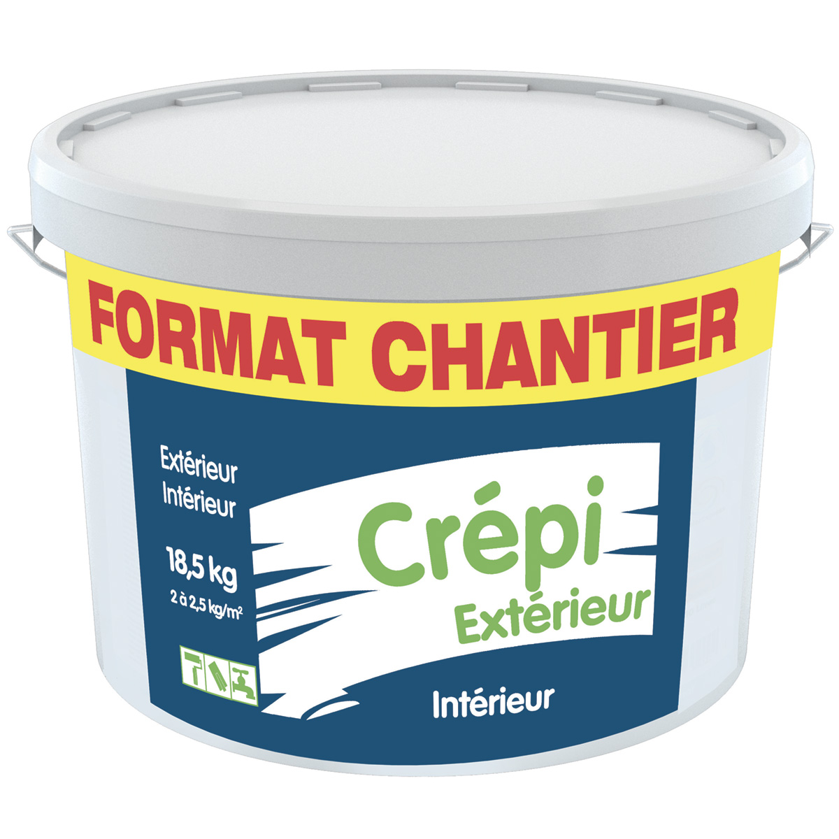 Crépi extérieur coloris ton pierre 18,5kg