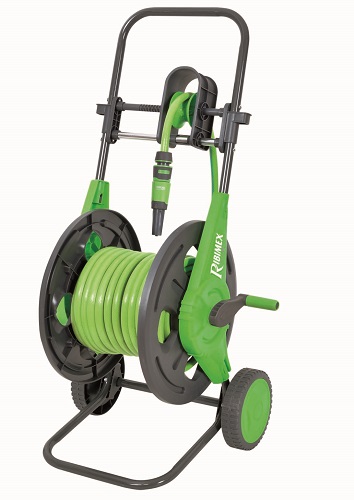 Dévidoir tuyau arrosage sur roues 20m - RIBIMEX