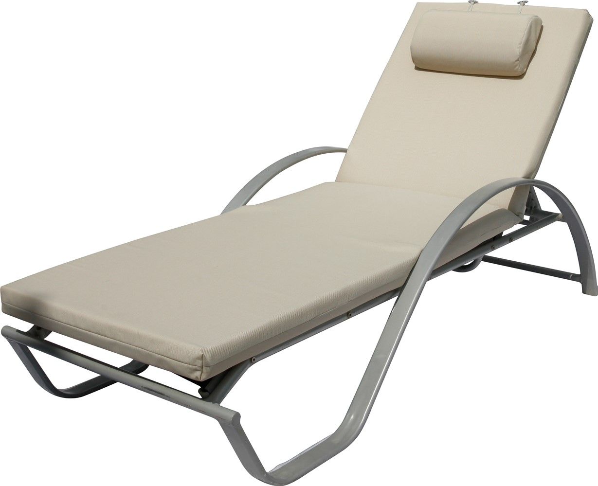 Coussin Bain de soleil Déhoussable FLORIDA Beige