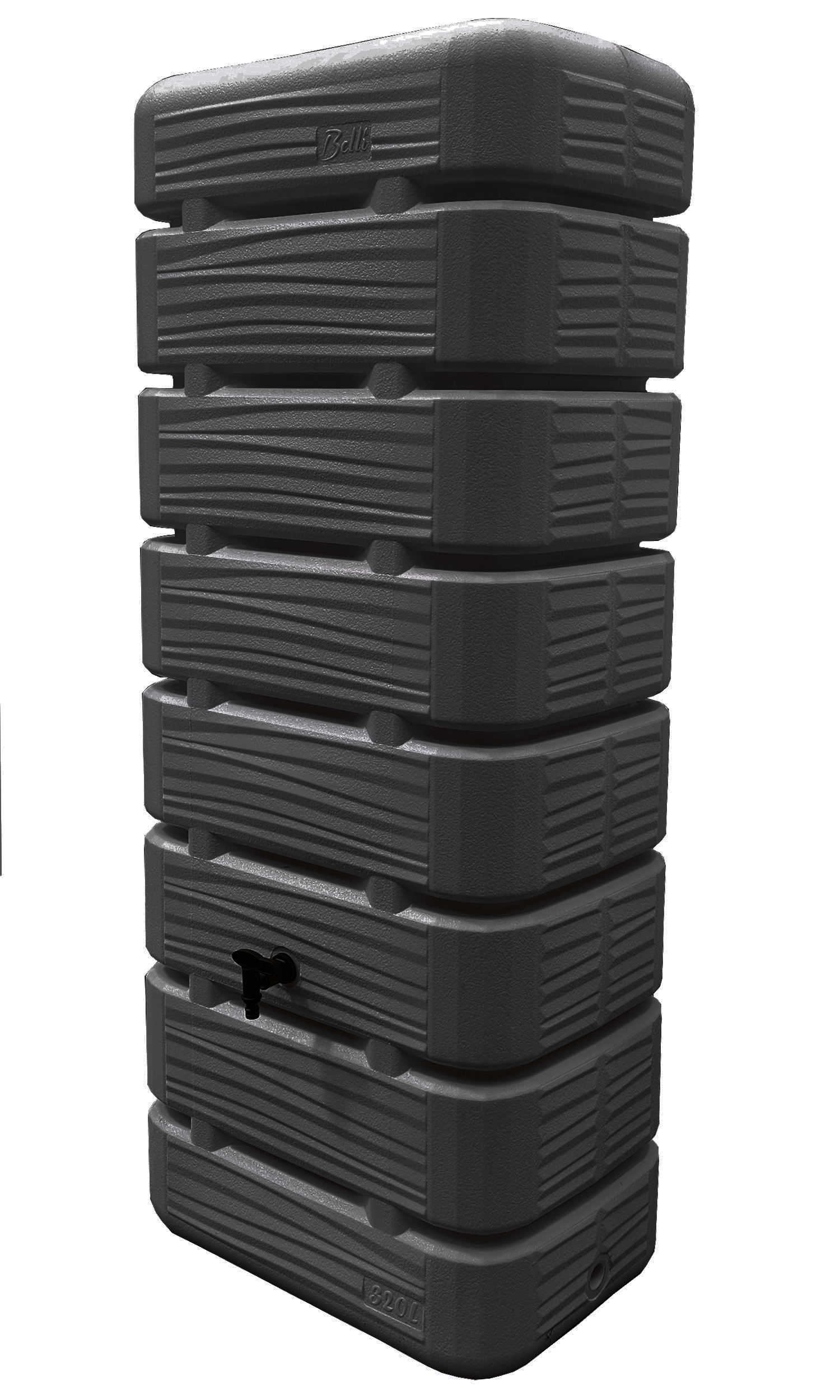 Récupérateur à eau mural Dune 320L anthracite