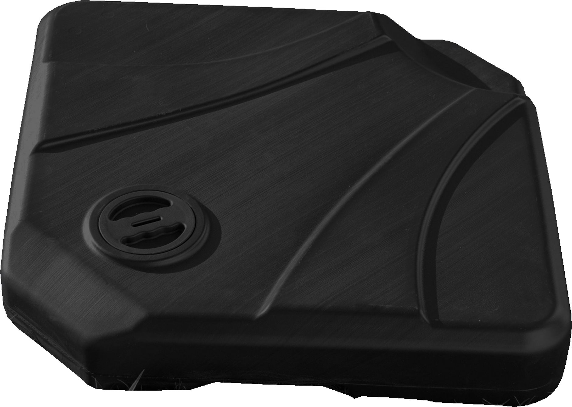 Pied de parasol excentré noir 14l  50 x 50 x H 9 cm