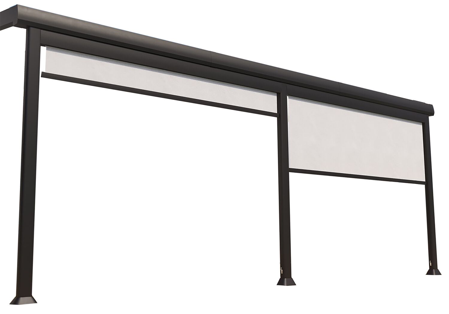 Brise-vue frontal de 3m pour pergola Edena - COULEURS DU MONDE