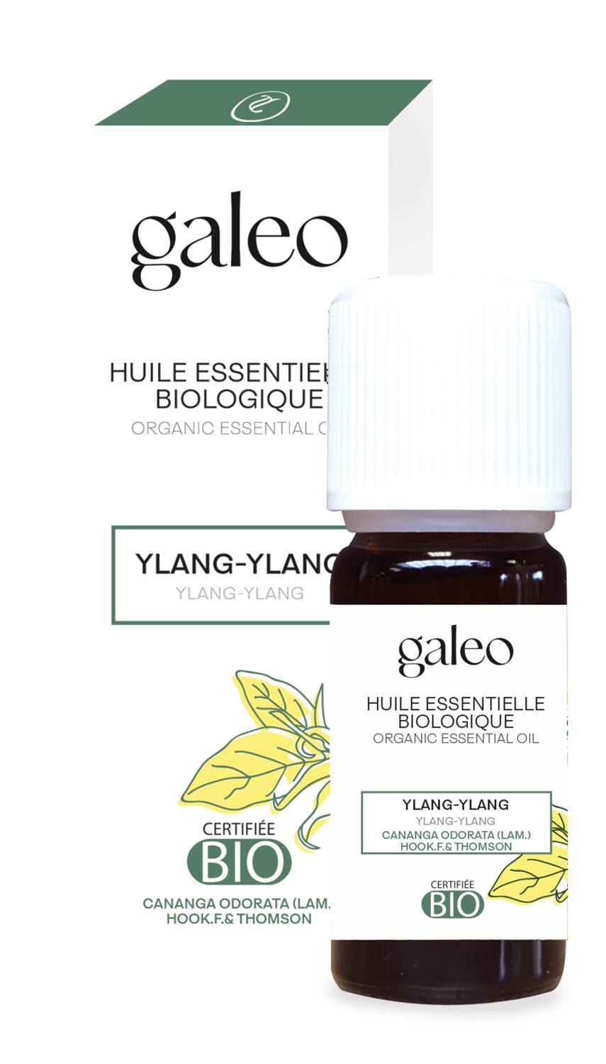 Huile essentielle biologique 10 mL Ylang-ylang - GALEO
