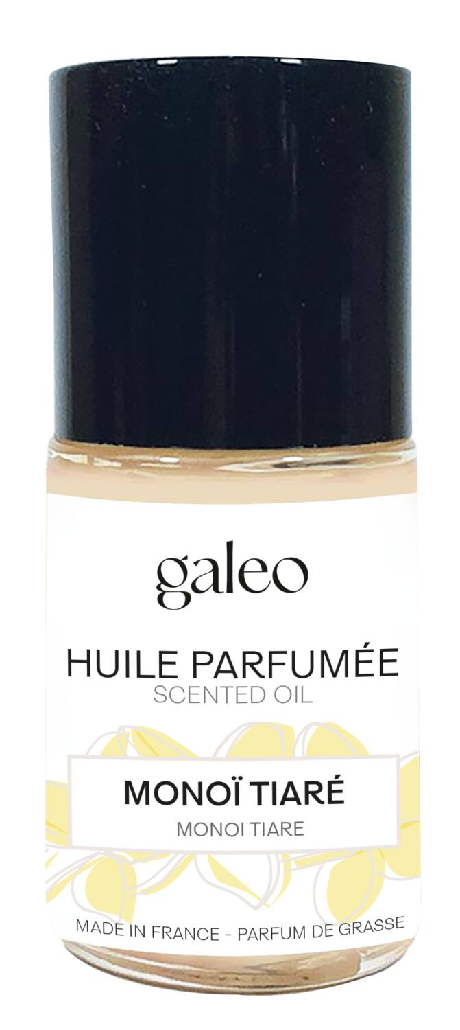 Huile Parfumée Monoï Tiaré 15ml - GALEO
