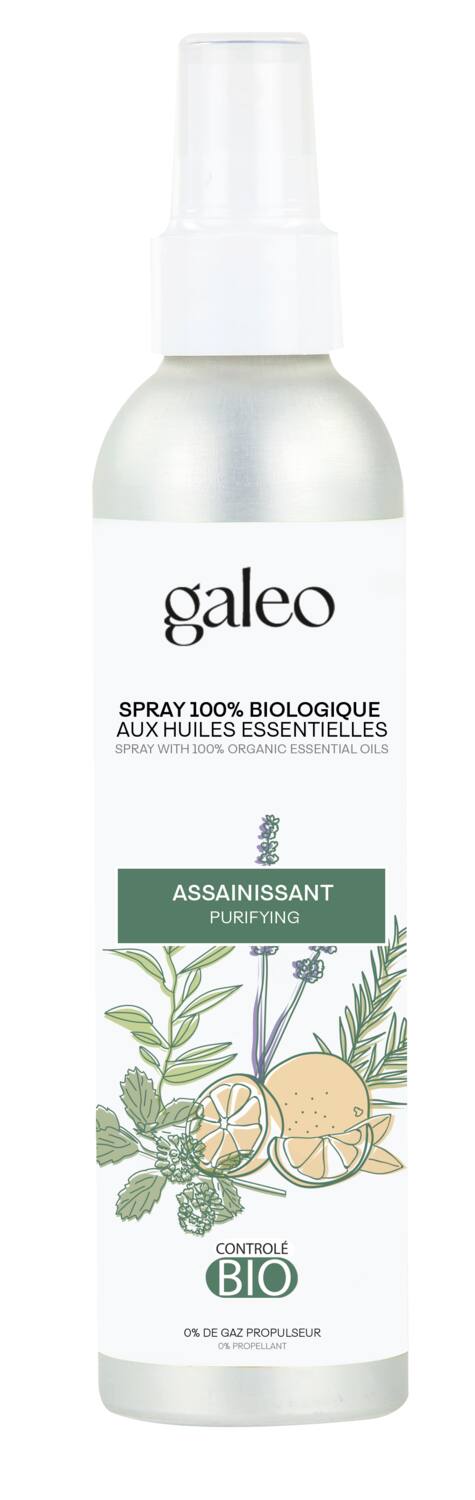 Spray Assainissant 100% Bio 200ml - GALEO