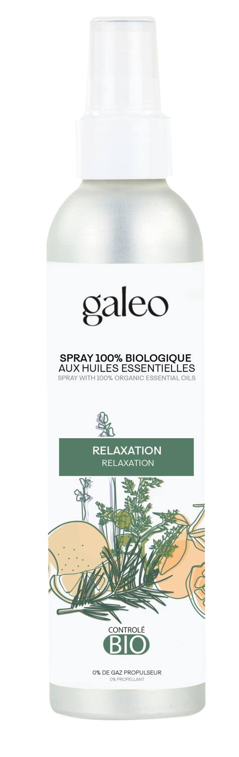 Spray Relaxation 100% Bio 200ml - GALEO