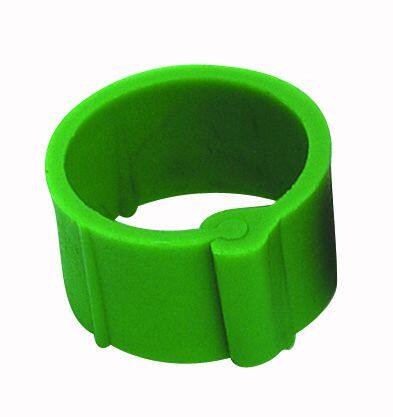 25 Bagues à clips Ø12mm Verte - CHICK’A
