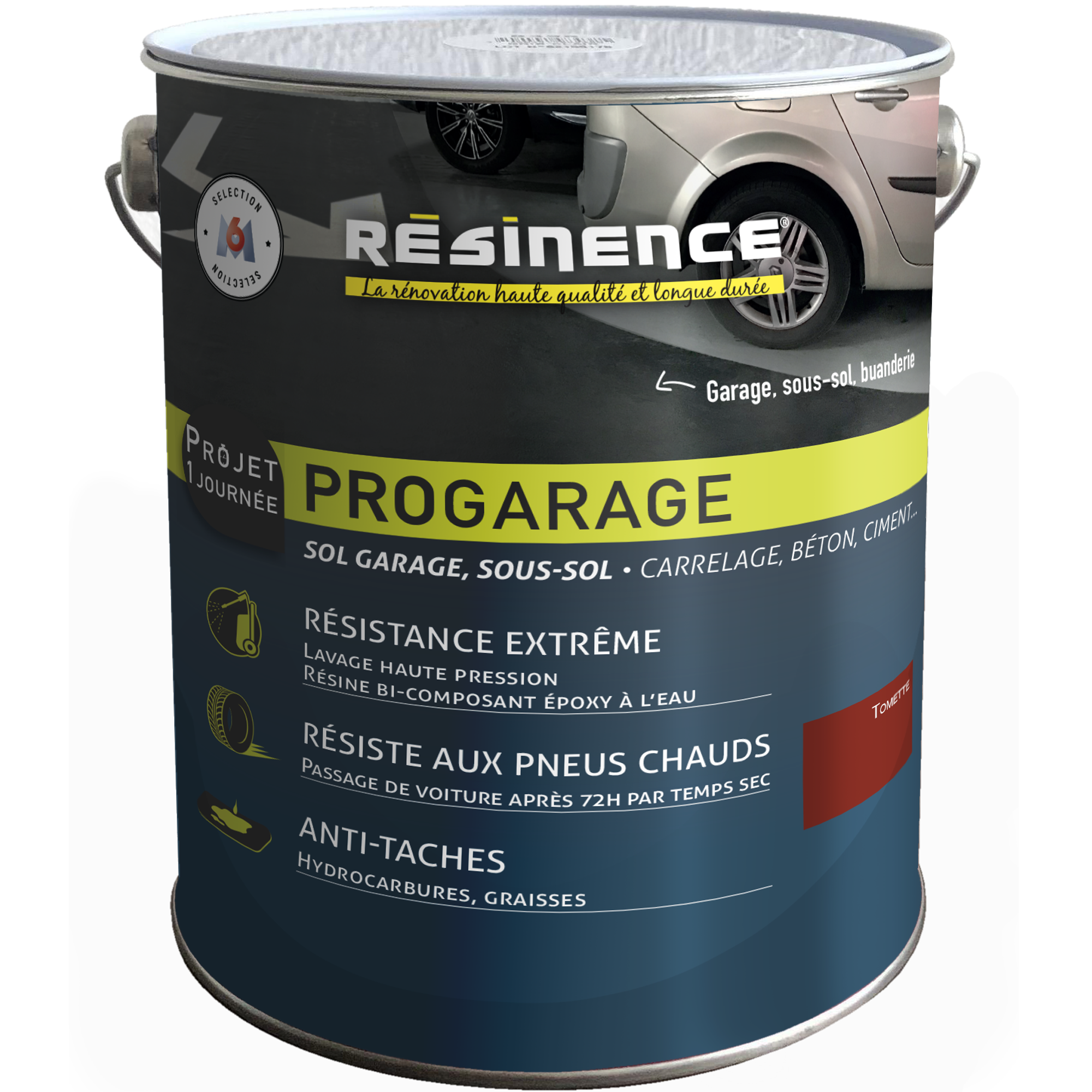 Résine Progarage sol 2L tomette RESINENCE