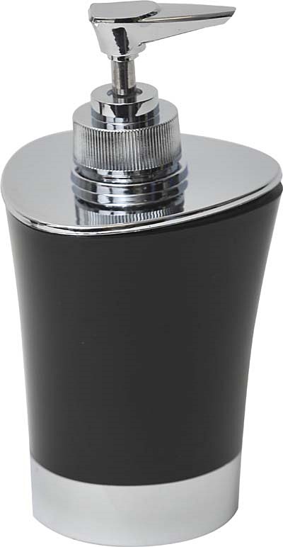 Distributeur à savon pp conique 280 ml - noir - TENDANCE