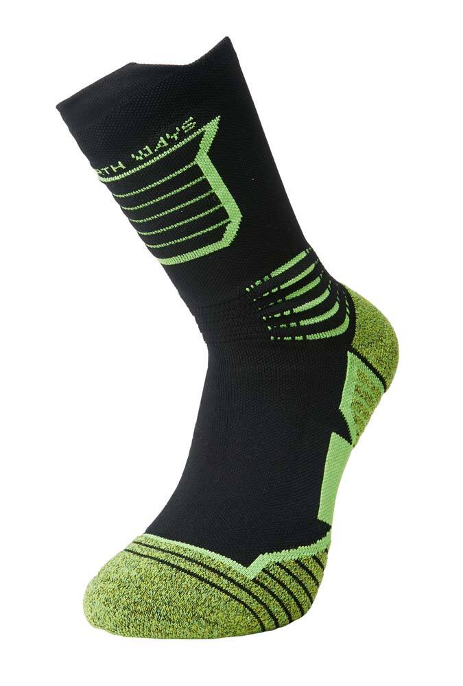 Chaussette Agassy 39/T.42 noir/vert