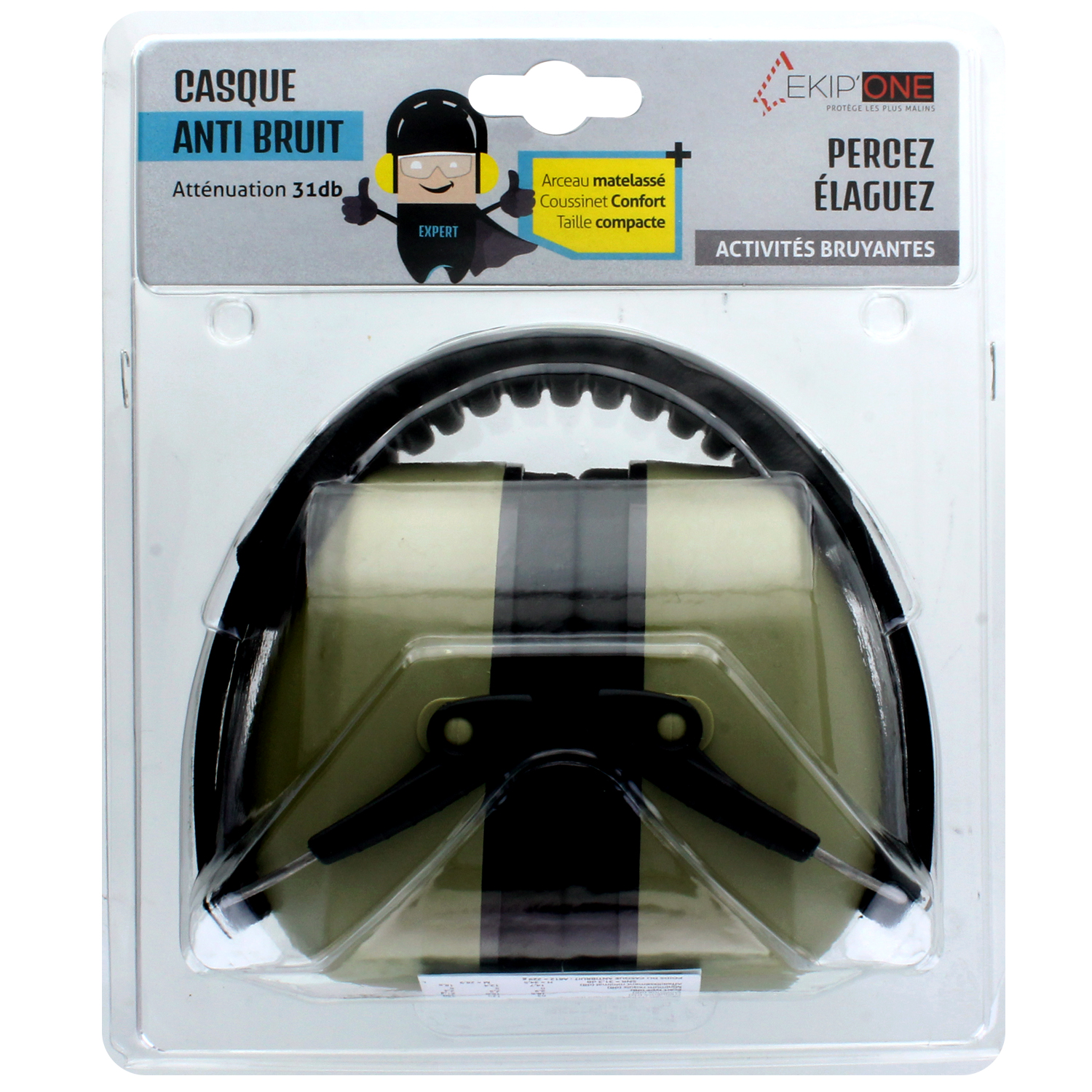Casque de protection anti bruit expert EK07