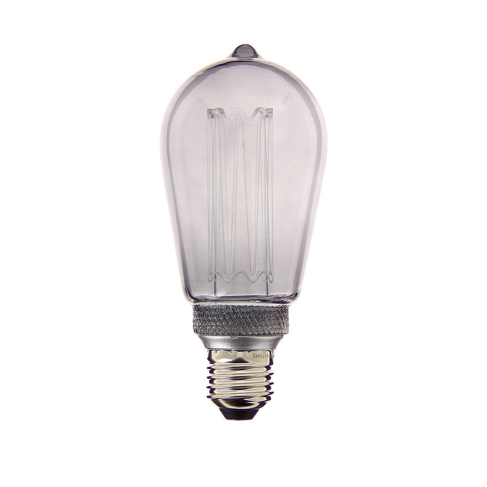 Ampoule led filament Fumée E27 100lm 4W blanc chaud - XANLITE