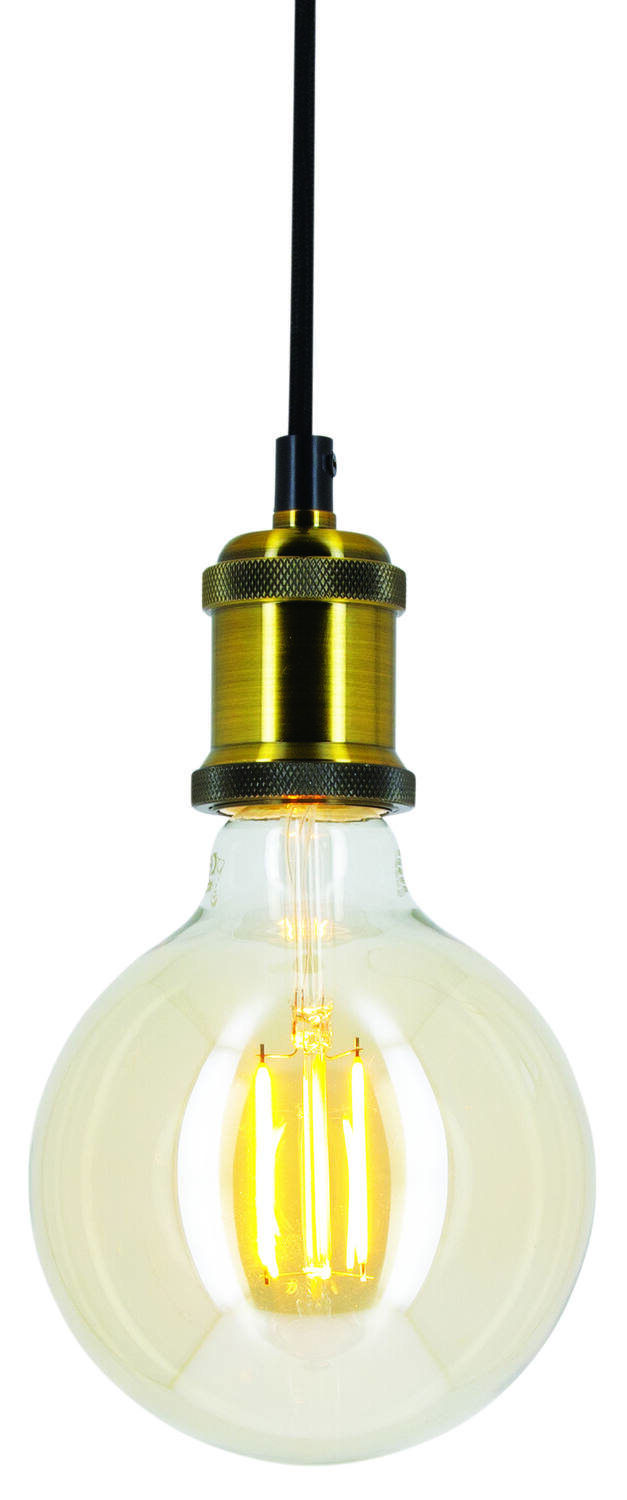 Ampoule led filament connectée G125 E27 470lm 5,5W variable - KOZII
