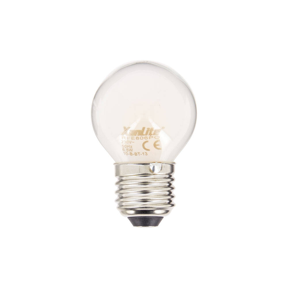 Ampoule filament led P45 opaque E27 806lm 60W 2700K blanc chaud