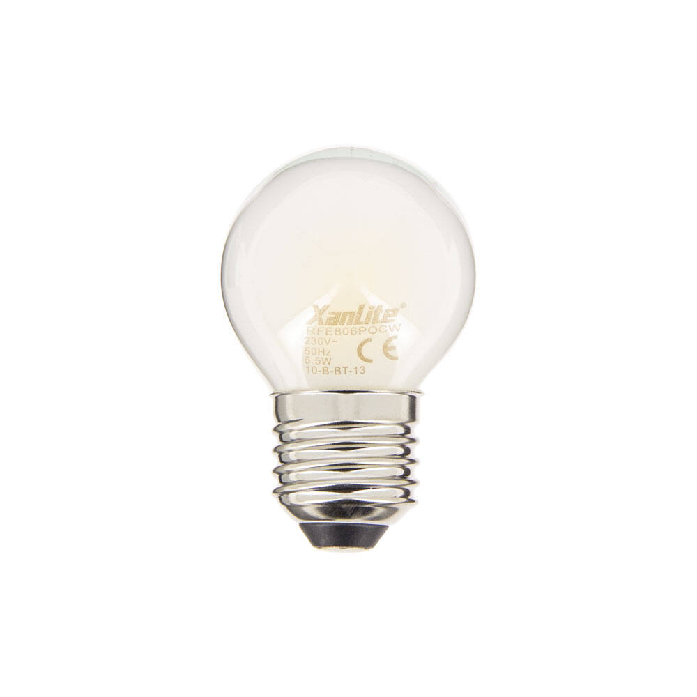 Ampoule filament led P45 opaque E27 806lm 60W 4000K blanc neutre