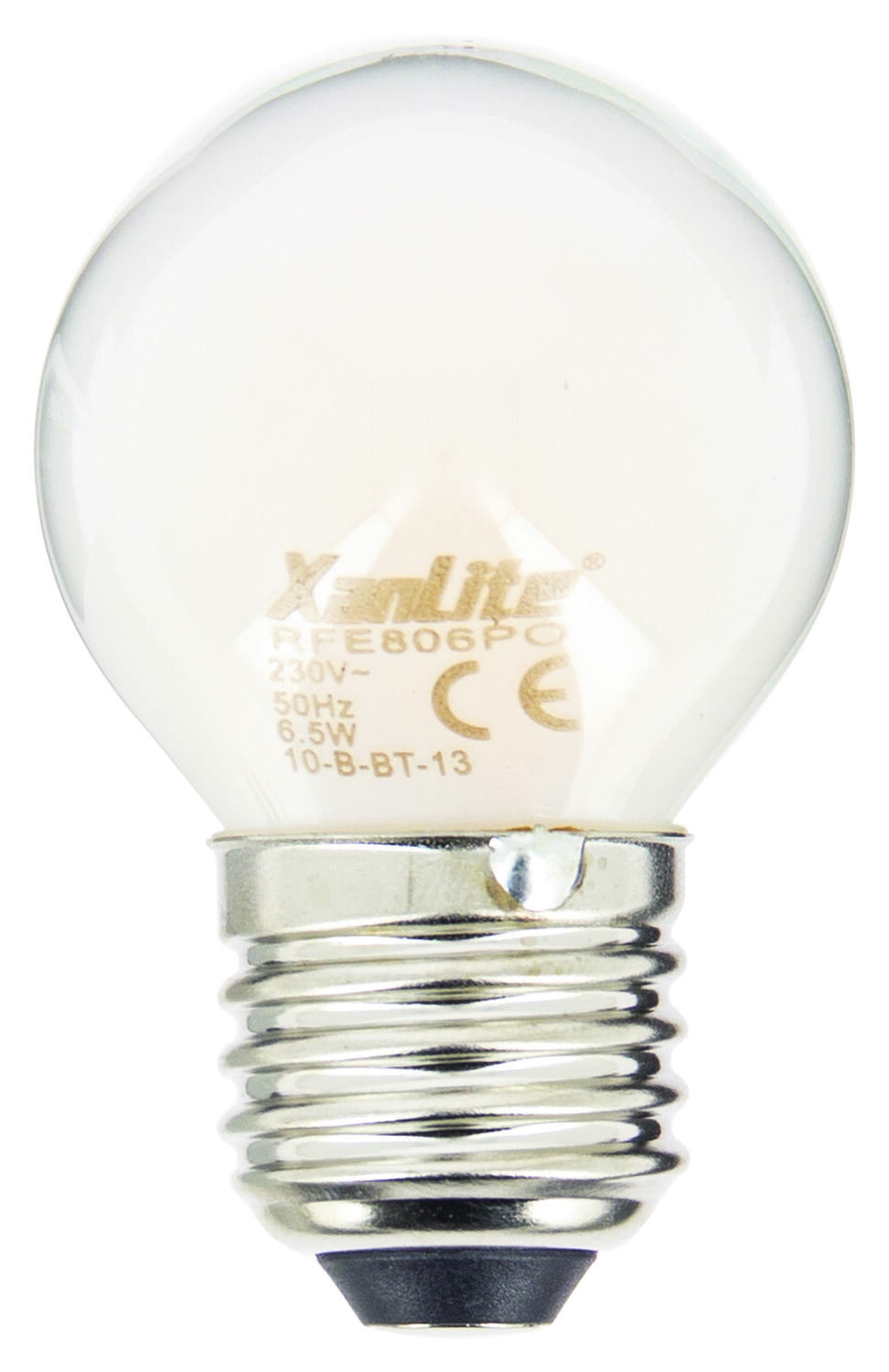 2 ampoules filament led P45 E27 806lm 60W blanc chaud - XANLITE