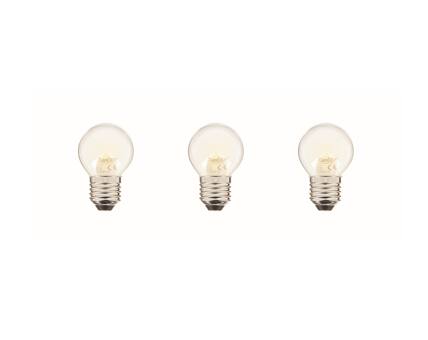 2 ampoules filament led P45 E27 806lm 60W blanc neutre - XANLITE