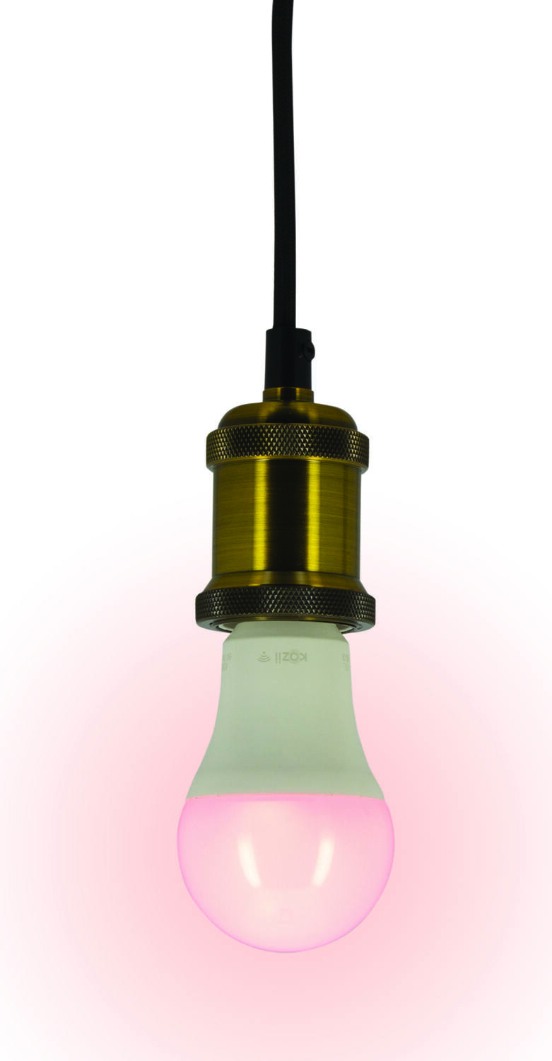 3 Ampoules SMD LED connectées Opaque A60 E27 806lm RVB + CCT - KOZII