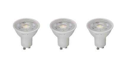 3 Ampoules Spot SMD LED connectées GU10 345lm RVB + CCT - KOZII