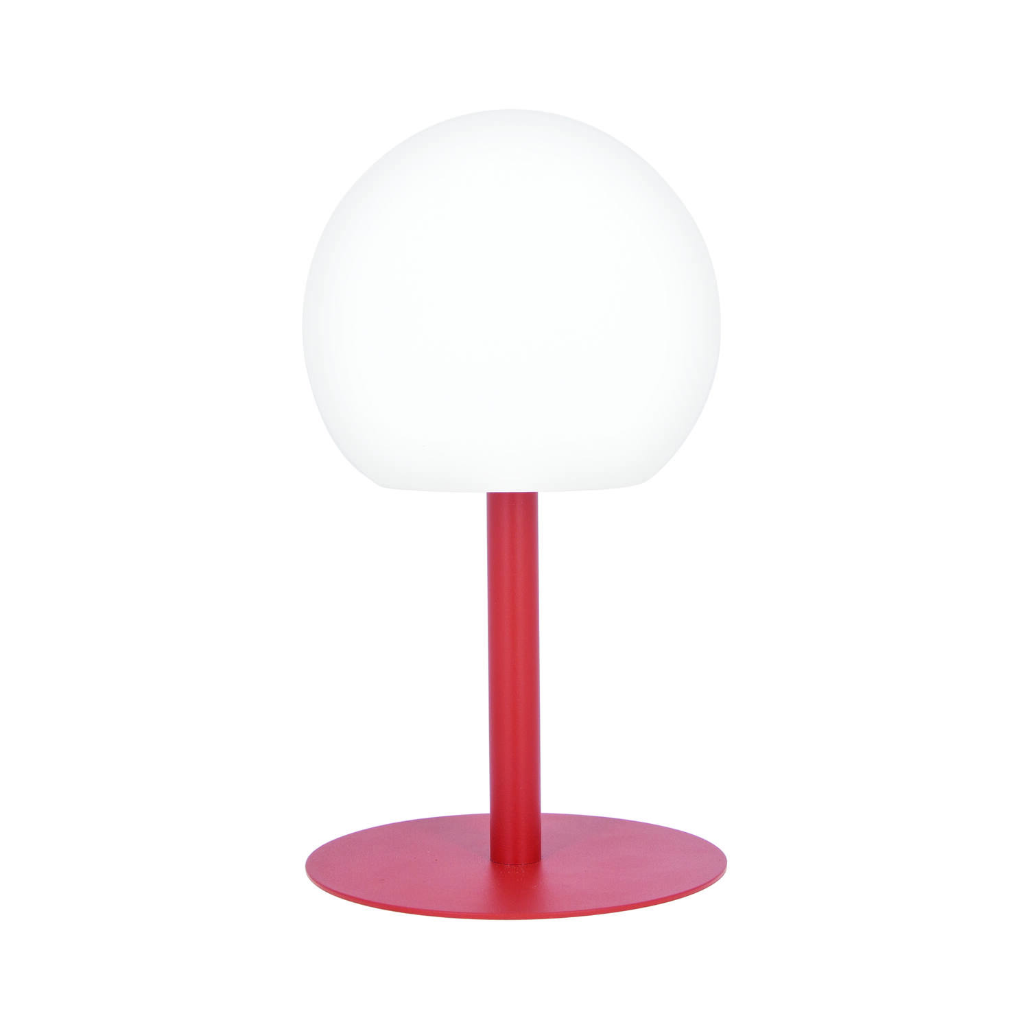 Lampe led à poser rechargeable boule métal terracotta IP44 400 LM - XANLITE