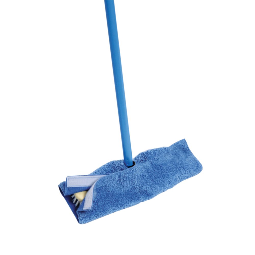 Serpillière velcro 34.5x18cm blanche