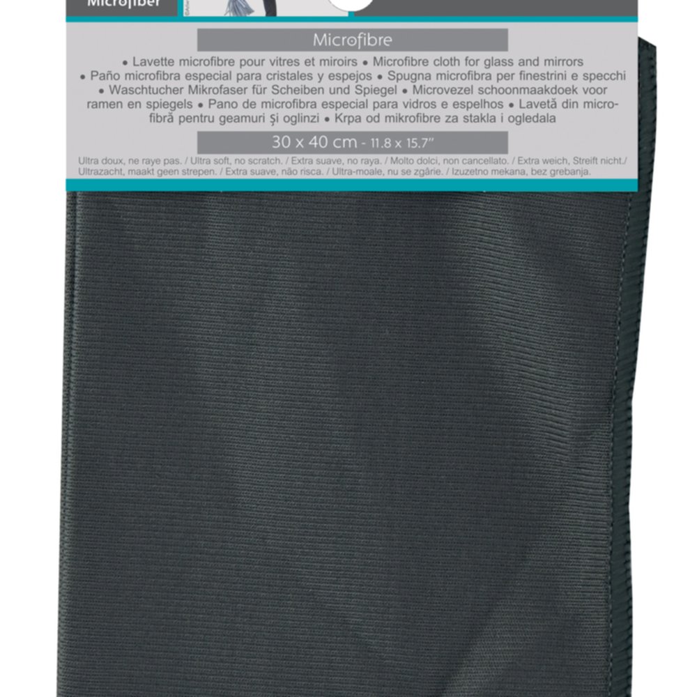 Lavette micro spécial vitre gris