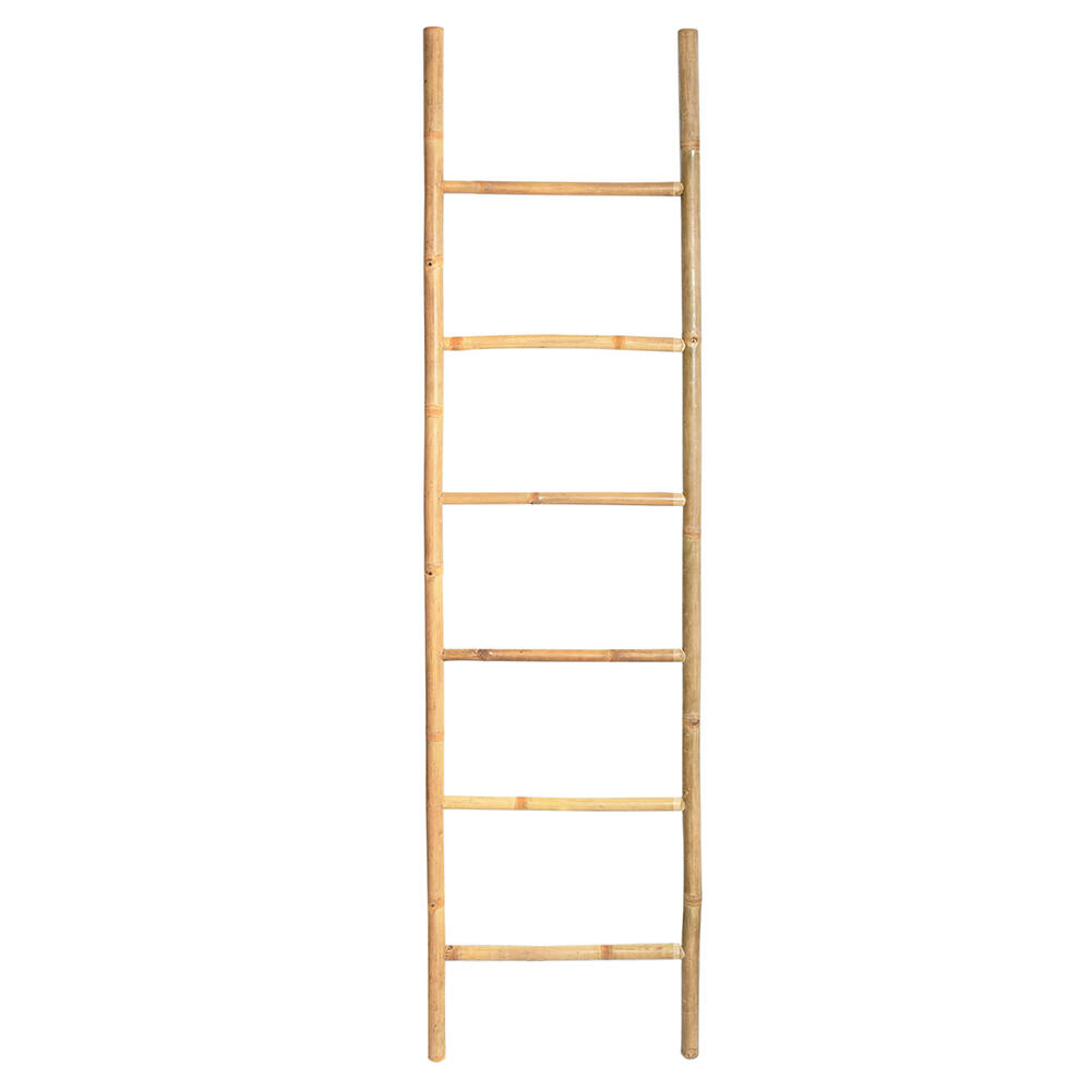 Porte serviettes échelle 6 niveaux Bambou 190x50cm - MSV