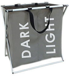 Panier à Linge Aluminium/Polyester - MSV