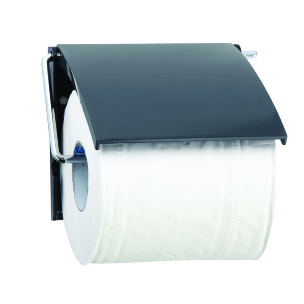 Porte Rouleau Papier Wc Mural PS & Acier Gris