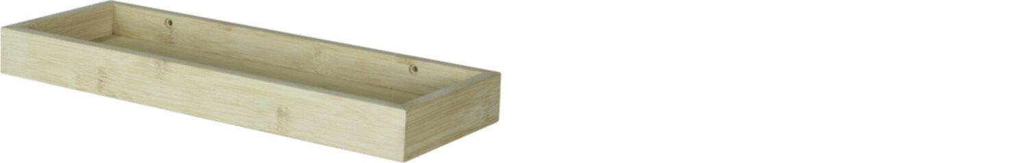 Tablette DS+creuse MDF 40 mm 40 x 15 cm bambou - DECO SYSTEM